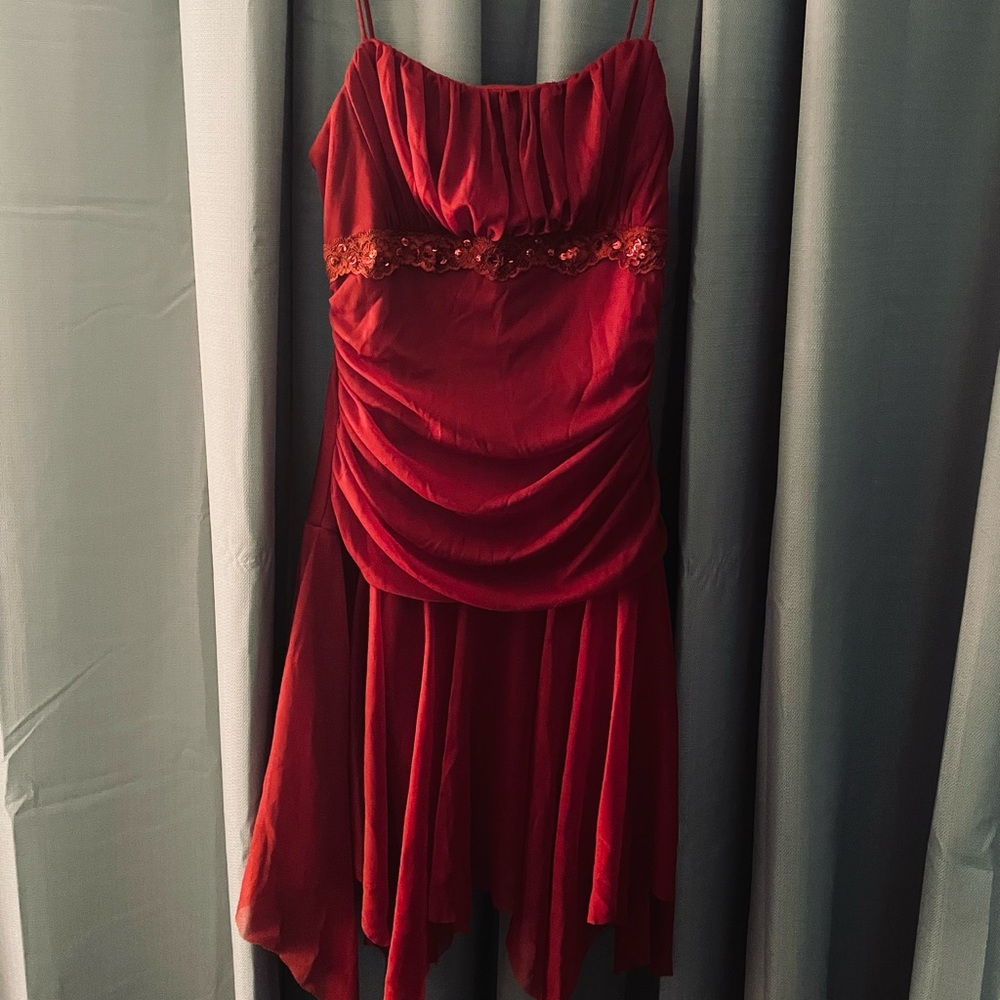 NWT Red Showstopper Gown